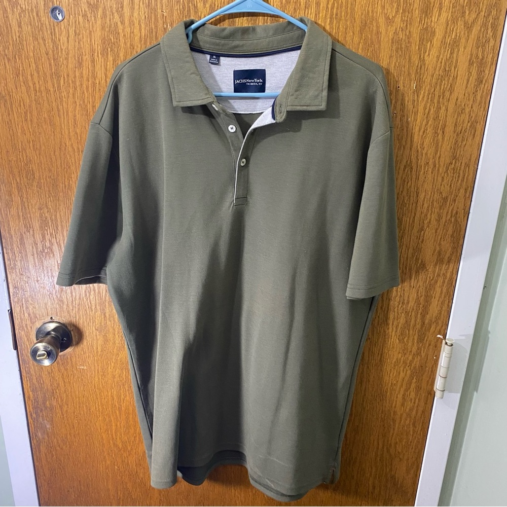 Jachs Green Polo Shirt Classic Knit Versatile